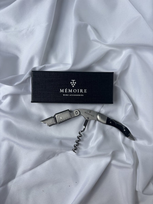 Couteau Sommelier Résine - Zwart & RVS