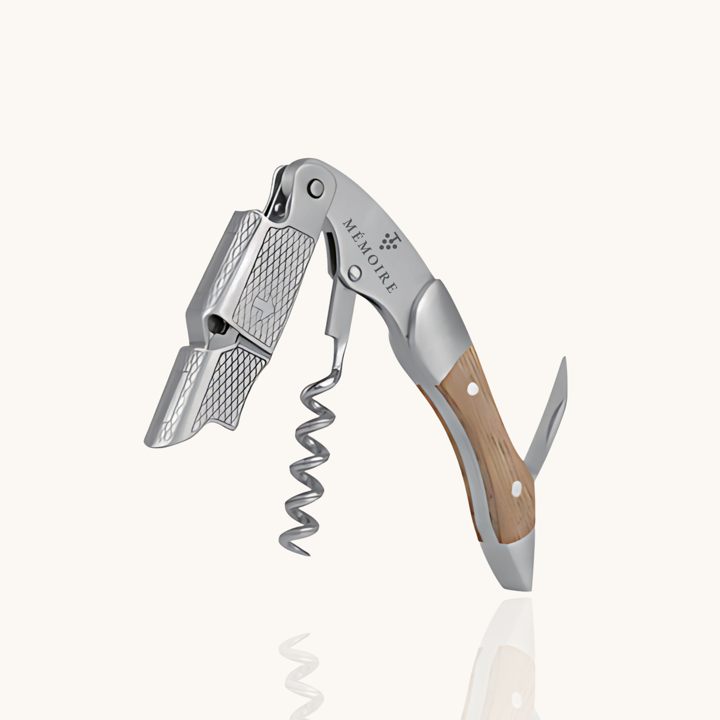 Couteau Sommelier - Eikenhout & RVS