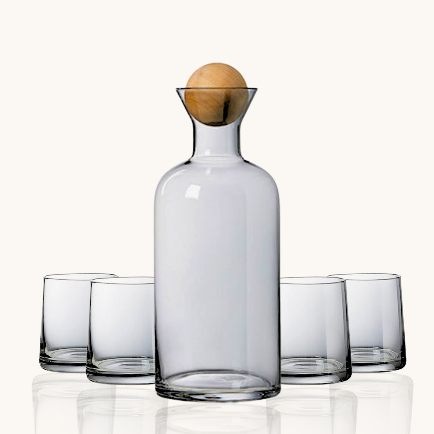 Acqua di Fumo - Carafe d'eau avec quatre verres