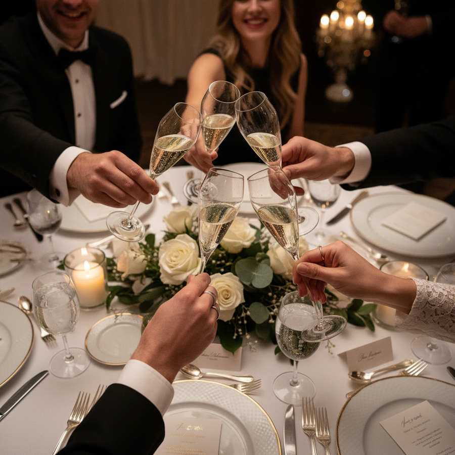 Flûte Diamante champagnefluiten - 6 stuks