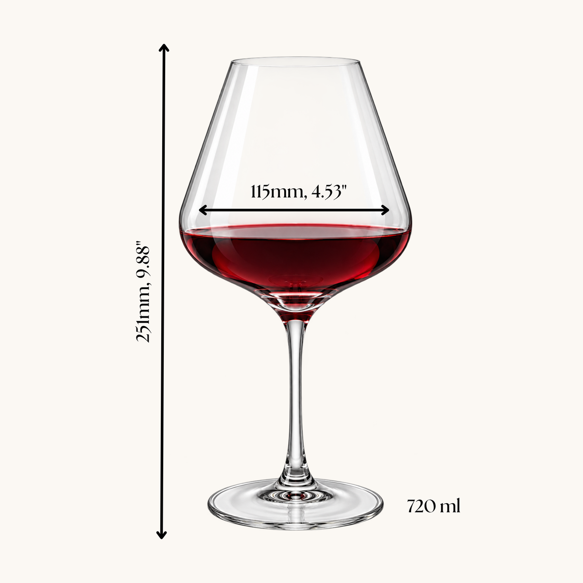 Verres à vin de Bourgogne - 2 pièces