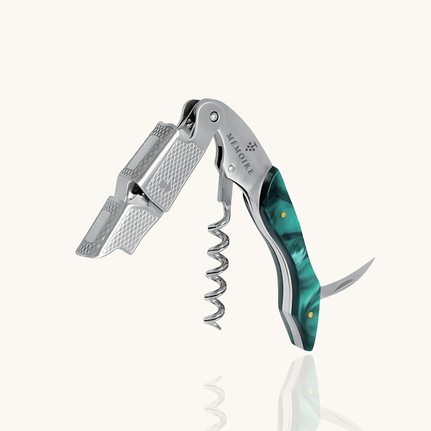 Couteau Sommelier Résine - Groen