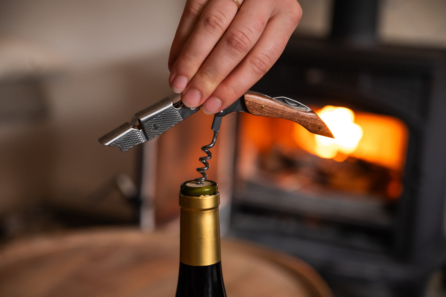 Couteau Sommelier - Wijnopener van palissander hout