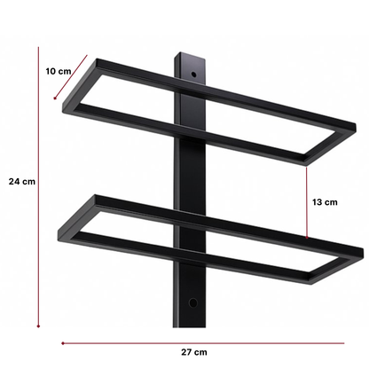 Réserve Wandwijnrek - Voor 2 Flessen