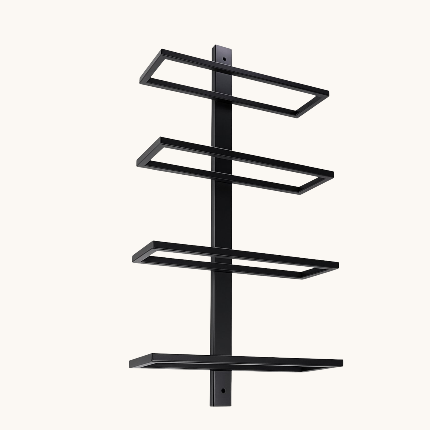 Réserve Wandwijnrek - Voor 4 Flessen