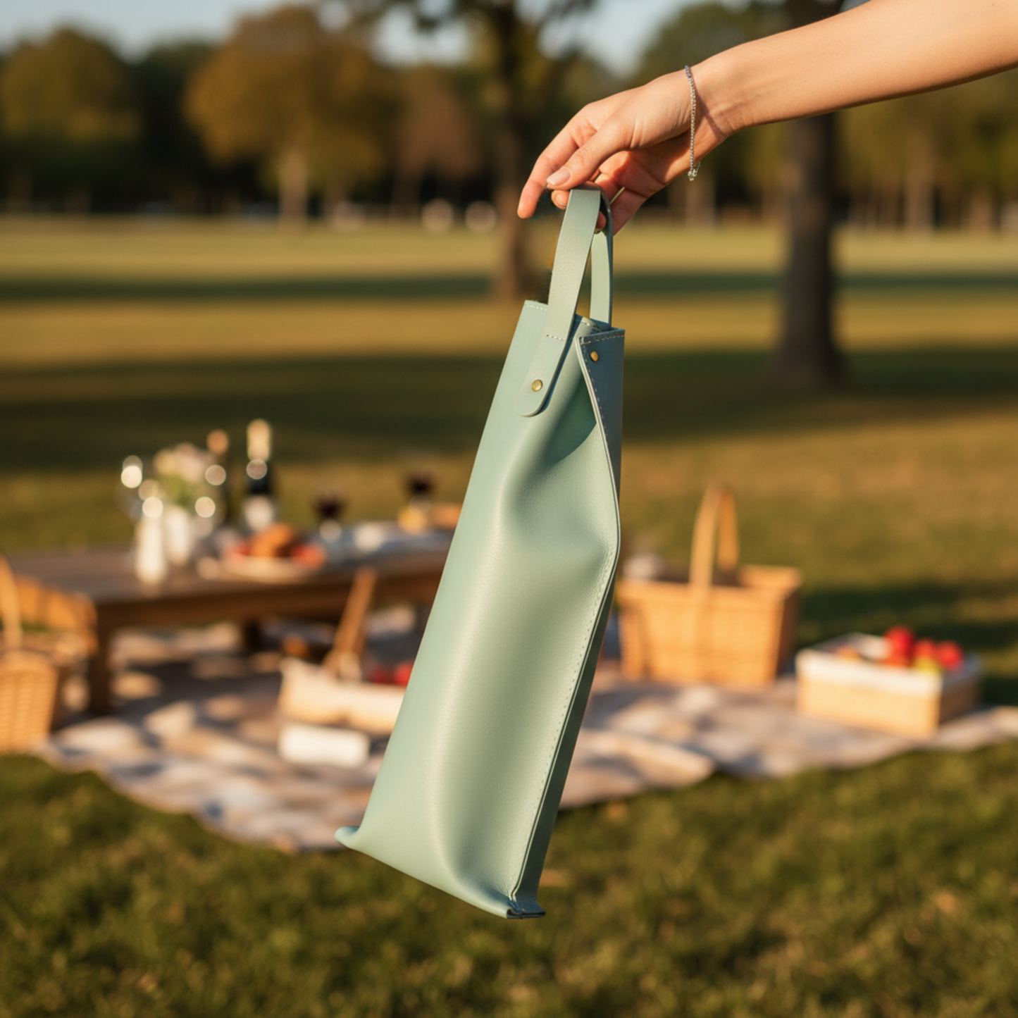 VinoPorta Wine Packaging - Dove Blue