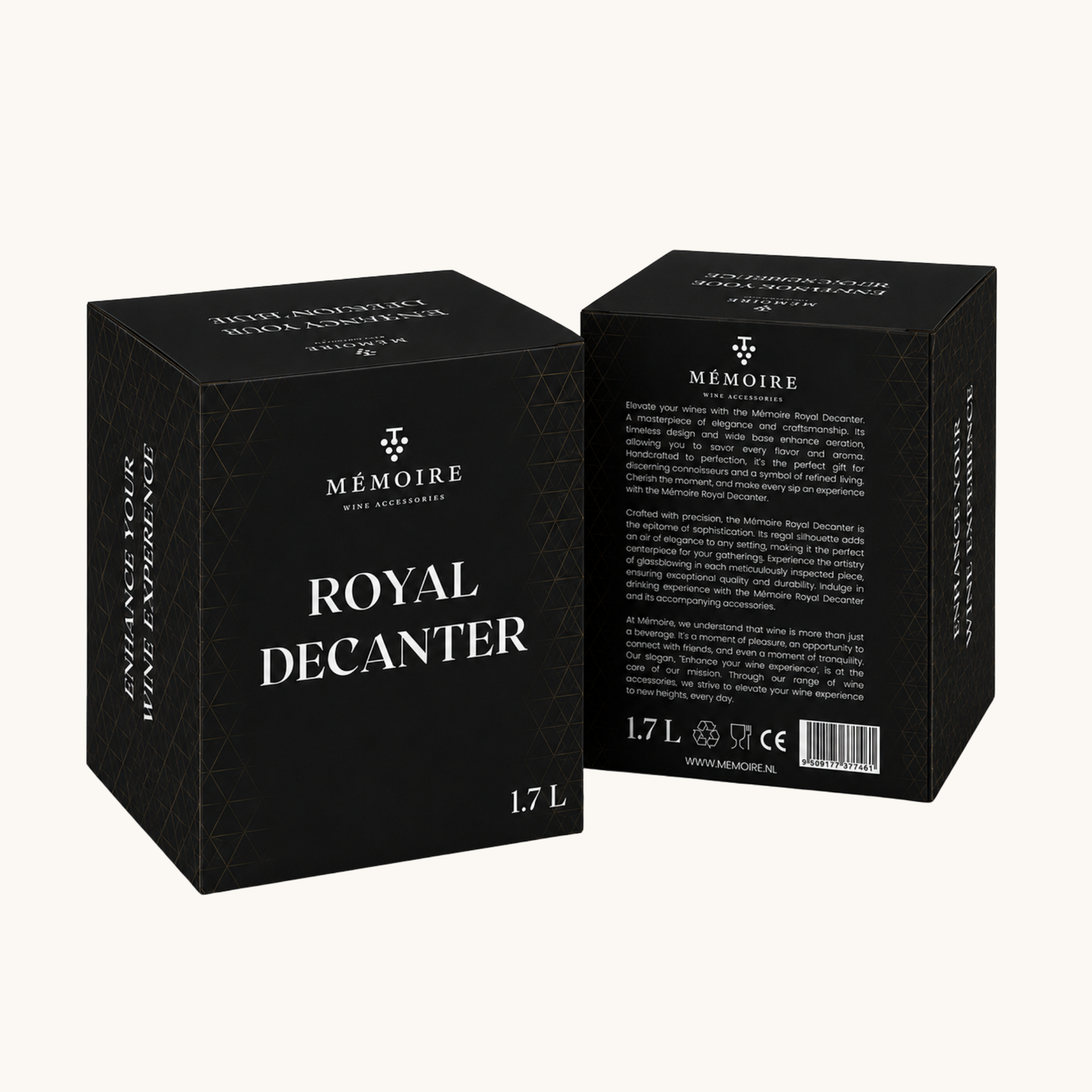Royal Decanter & Droogrek set