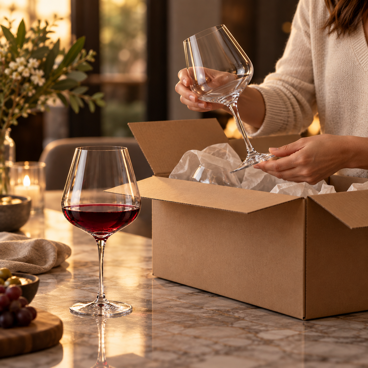 Sangiovese wine glasses - 6 pieces
