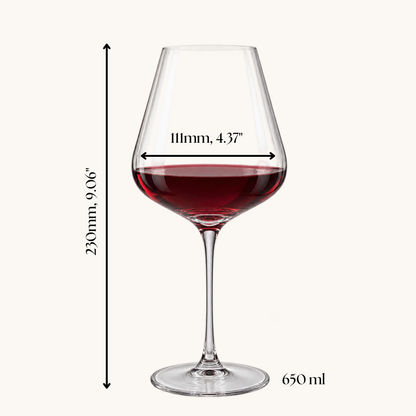 Sangiovese wine glasses - 6 pieces